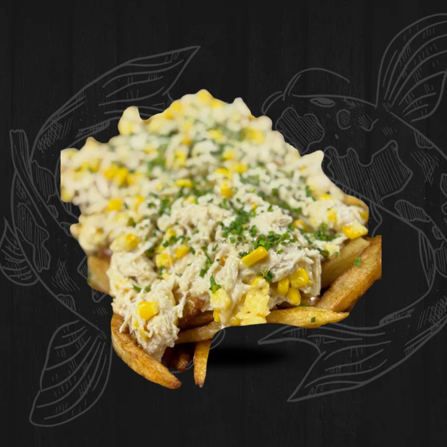 PAPAS CHOCLO POLLO QUESO