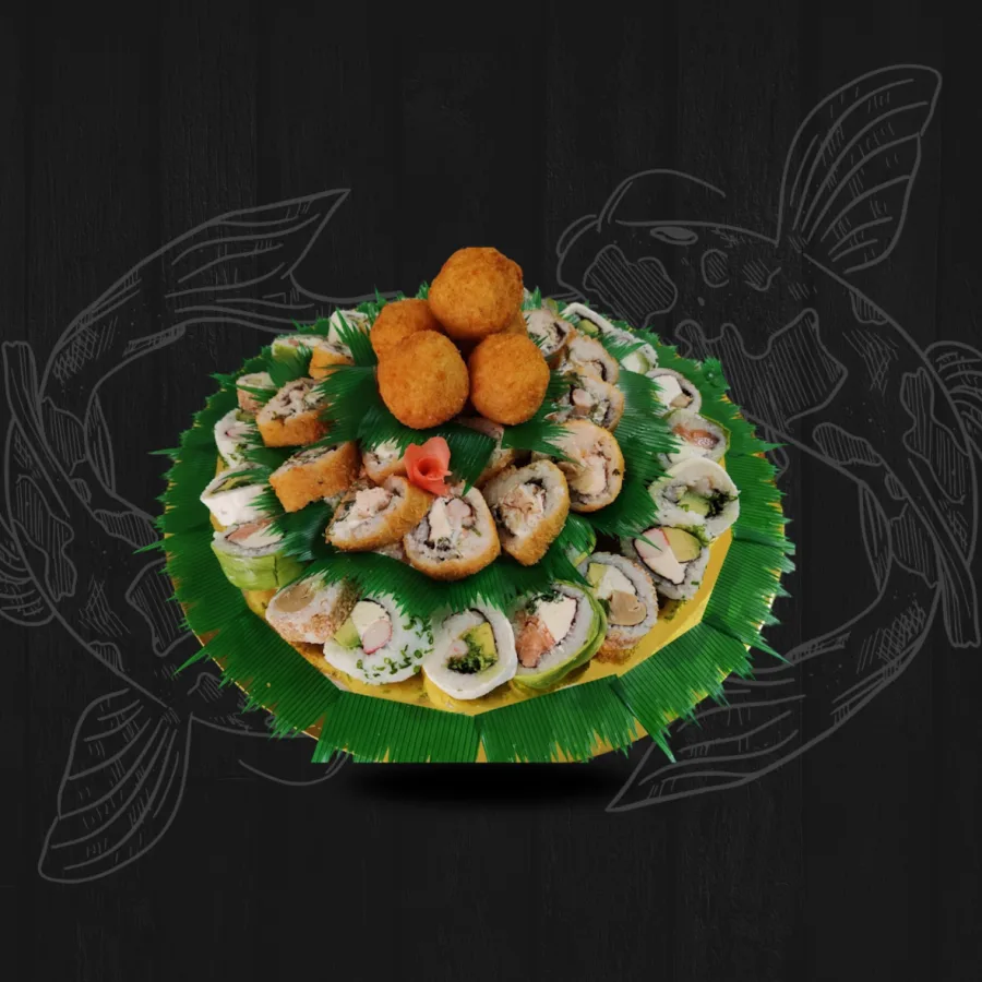 BANDEJA DE SUSHI 60 PIEZAS